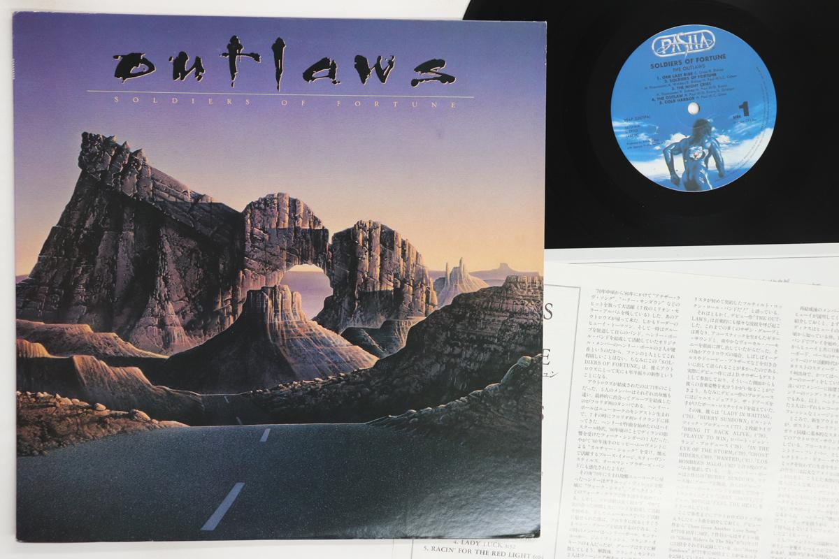 

LP Record OUTLAWS Soldiers Of Fortune 28AP3267 PASHA 1986 Japan Rock Used