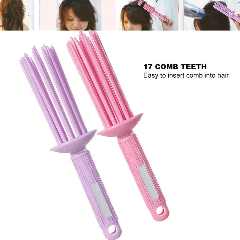 Wanmei Round Hair Brush Hair Comb Fluffy Curling Comb Round Curling Iron Hair Styling Tool Natural Fluffy Curls