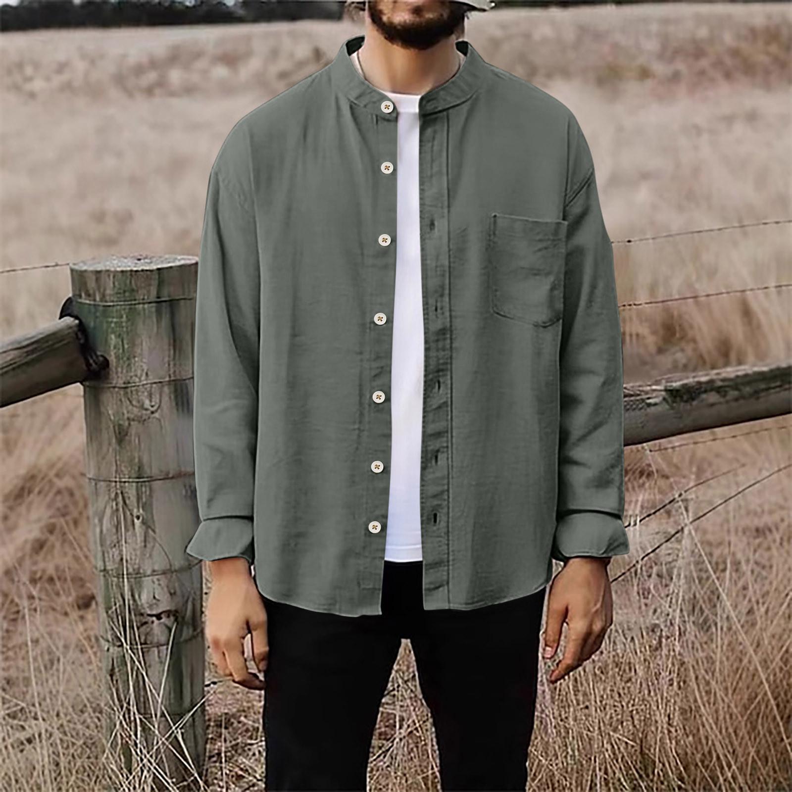 

Мужская летняя новая свободная рубашка с длинным рукавом с принтом, кардиган, пляжная рубашка XL