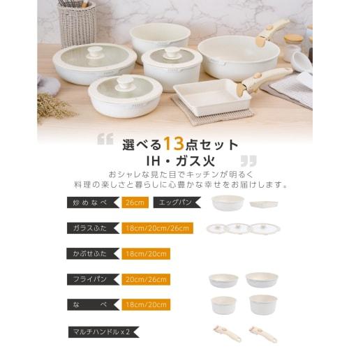 11-Piece Frying Pan Set, Induction Cooking and Gas Compatible, Includes Removable Handles, Saucepan, Egg Pan, and Lid, Easy Cooking, Lunch Box, and Li