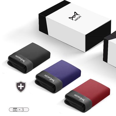 MiiOW 3Gb Graphene Vīriešu apakšveļa Vīriešu ledus zīda bokseršorti Elpojoši plakani šorti 5XL Bokseršorti