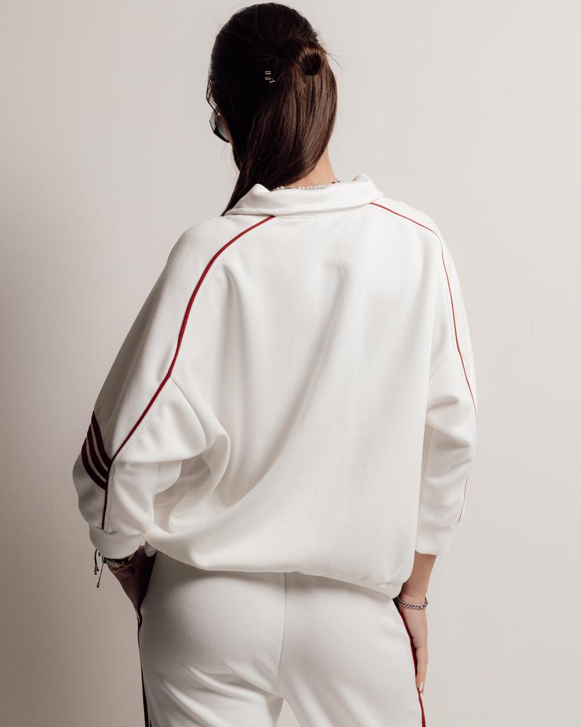 Women's Suit Butella 17037 M White (jacket, Pants)