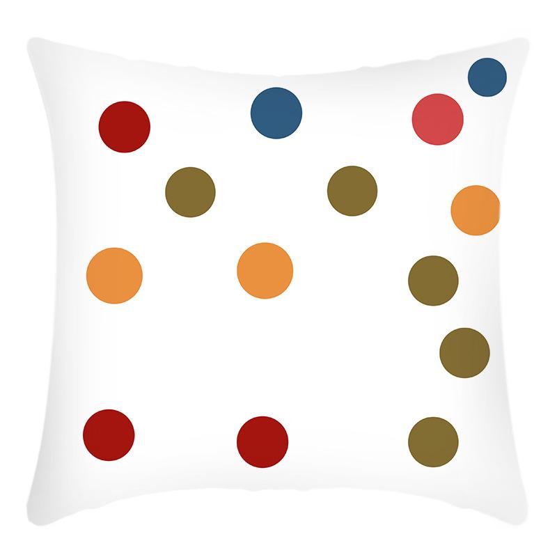 New Geometric Series Pillow Cover Simple Square Print Pillow Home Sofa Cushion Cover