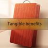 Large iron wood cutting board Solid wood cutting board Kitchen household cutting board rectangular dish block whole knife board