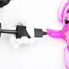 New Hand Held Dual Action Plastic Balloon Pump Inflator Portable Colors Wedding Random Color
