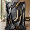 Juventus FC Themen-Decke Weiche Flanell-Decke Plüsch-Überwurf Gemütliche Sofa-Bett-Decke für Wohnkultur