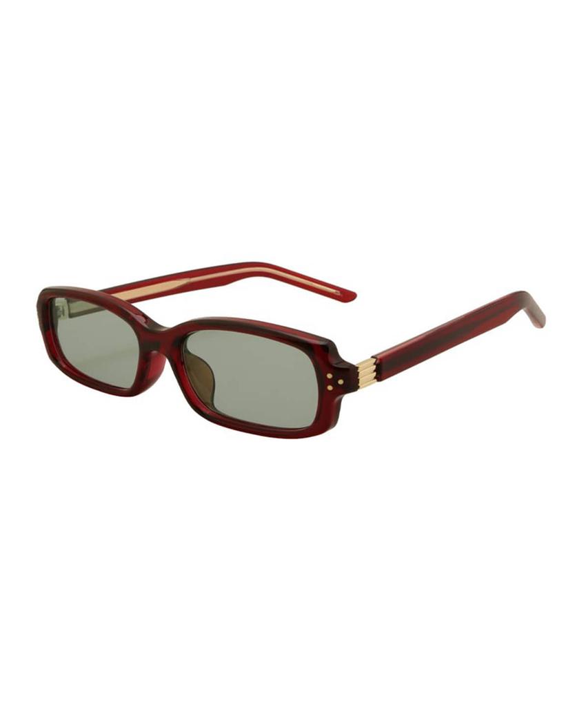 MAISON MASTER Mark Sunglasses Crystal Wine-Green Tint
