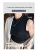 H520 Women's Sleeveless Ribbed Round Neck Camisole - Covers Underarm Fat, Perfect As Top or Undergarment