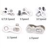 Mountain Bike Chain Magic Buckle Single Speed Chain Quick Release Bicycle Chain Missing Link Bicycle Parts 1/8S/9/10/11/12 Speed