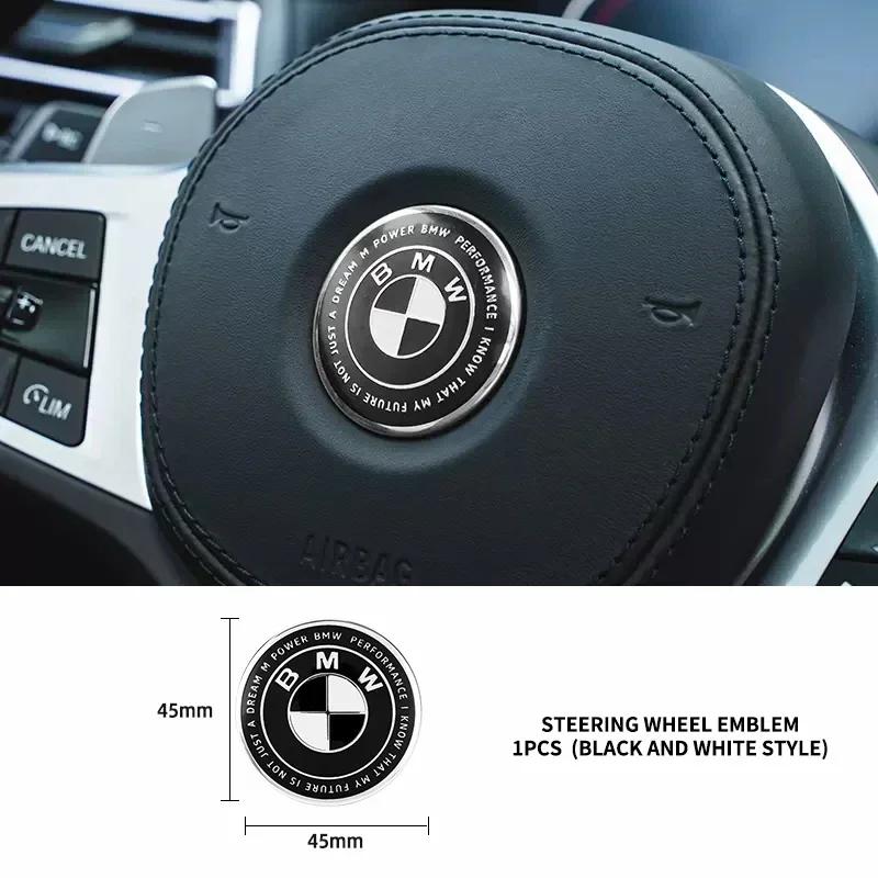 45mm 56mm 68mm 74mm 82mm Car Logo Thunder Special Limited Edition Front Hood Emblem Rear Boot Badge Wheel Hub Cap For ALL BMW