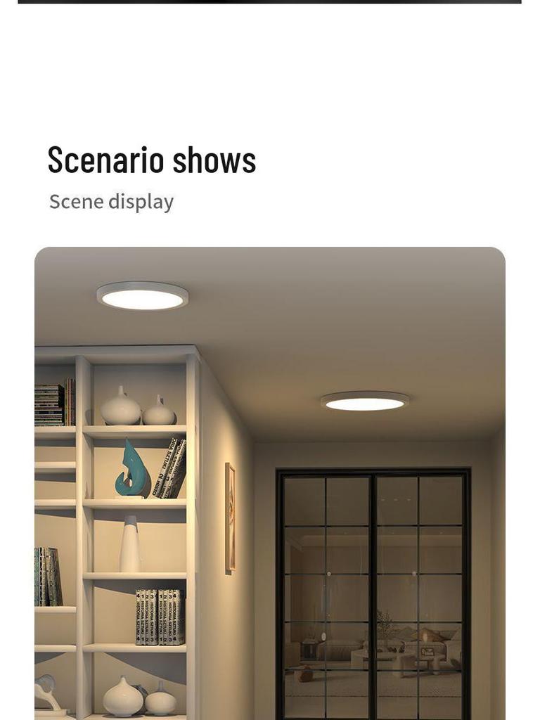 Waterproof LED Ceiling Light for Kitchen, Bathroom, and Outdoor Areas