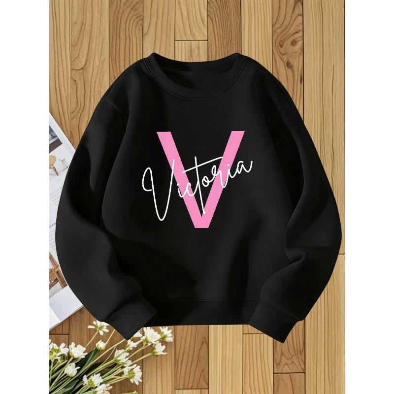 European Size unisex Crew Neck Sweatshirt , Fashionable Print, Casual Style, Perfect For Fall andWinter, Regular Fit With Slight Stretch Fabric