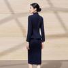 Women's Elegant Business Blazer & Skirt Suit Set