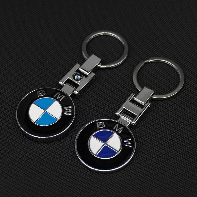 QNLT6 Metal Car Logo Key Chains Rings Keychain For BMW E46 E90 E39 E60 E36 E30 E61 E91 E92 E87 F10 F20 F30 Auto Keychain Accessories
