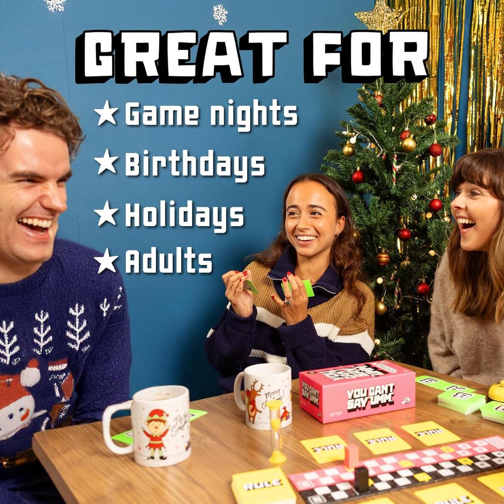 You Can't Say UMM Game Family Word Party Board Games