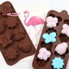 8-Piece Silicone Cake Mold Set - Creative Insect & Butterfly Shapes High-Temperature Resistant Food-Grade DIY Chocolate Molds