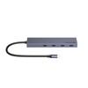USB C Docking Station 4 Ports Type C Adapter Aluminum Alloy Enclosure 10Gbps Transfer USB Hub with USB-C Ports Fast PD Charge