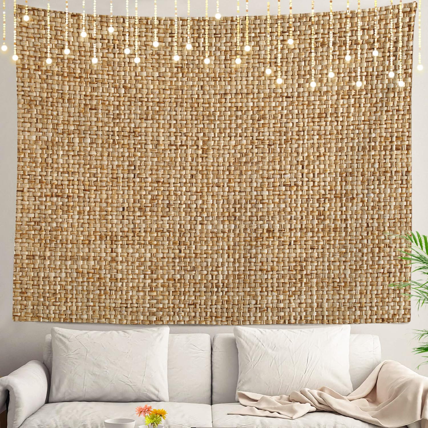 Shrahala tapestry, imitation linen texture jute 75x100