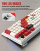 K98 Mechanical Keyboard with Blue or Red Axis, Wired Connection, Dual-Color Injection Keycaps for Gaming