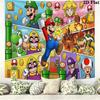 Super Bros Wall Tapestry Aesthetic Wall Hanging Printed Fabric Blanket Decorative Tapestries for Bedroom Living Room Home Decor