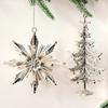 Christmas Tree Decoration Gold-plated Christmas Tree Pendant Fashion Hanging Ornaments For Home Xmas Decor