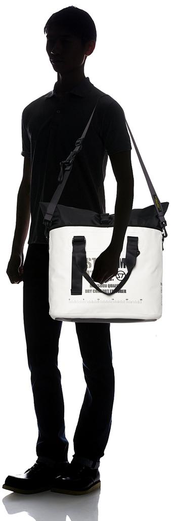 Stream Trail 2-Wege Spritzwassergeschützte Tote Bag (Weiß)