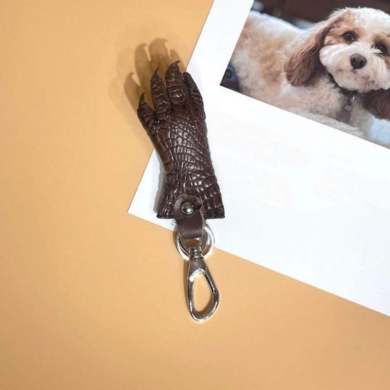 Ciondolo Portachiavi alla Moda a Forma di Artiglio di Alligatore Accessorio per Portafoglio Perfetto per Borse e Portachiavi