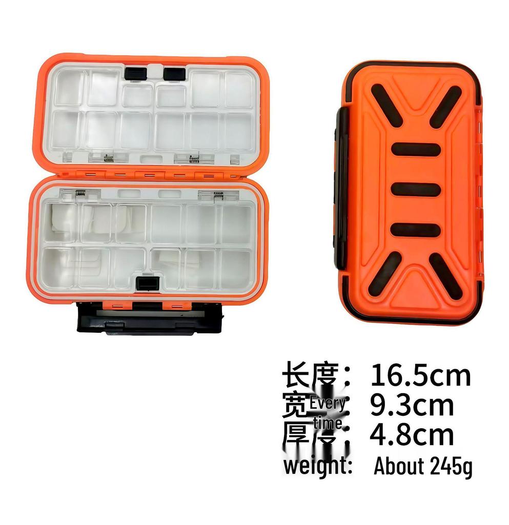 Large Double-Sided Fishing Tackle Box for Hooks and Baits