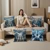 Home Decor Cloudy Chessboard: Win the Game Pillow Cover Pattern Cushion Cover Suitable for Sofa Bedroom Car Pillow Cover