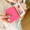 Fold Women's Wallet Korean Student Purse Ins Heart Short Wallet  Card Bag