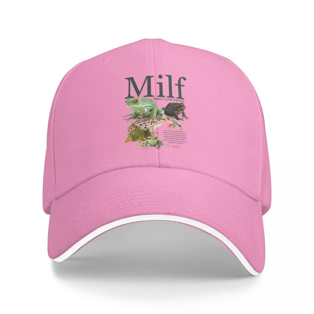 Baseball Caps Milf Unisex I Love Frogs Casquette Unisex Sport Spring Hats