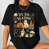 Vintage Halloween ShirtTis The Season Retro Ghost Spooky Season Halloween Costume TShirt Y2K Halloween Top