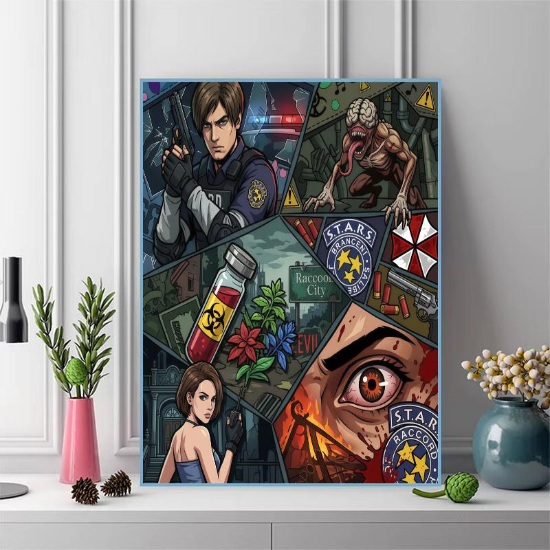 Note Elements 100% Round Full Drill 5D DIY Diamond Painting Embroidery Cross Stitch Rhinestone Décor