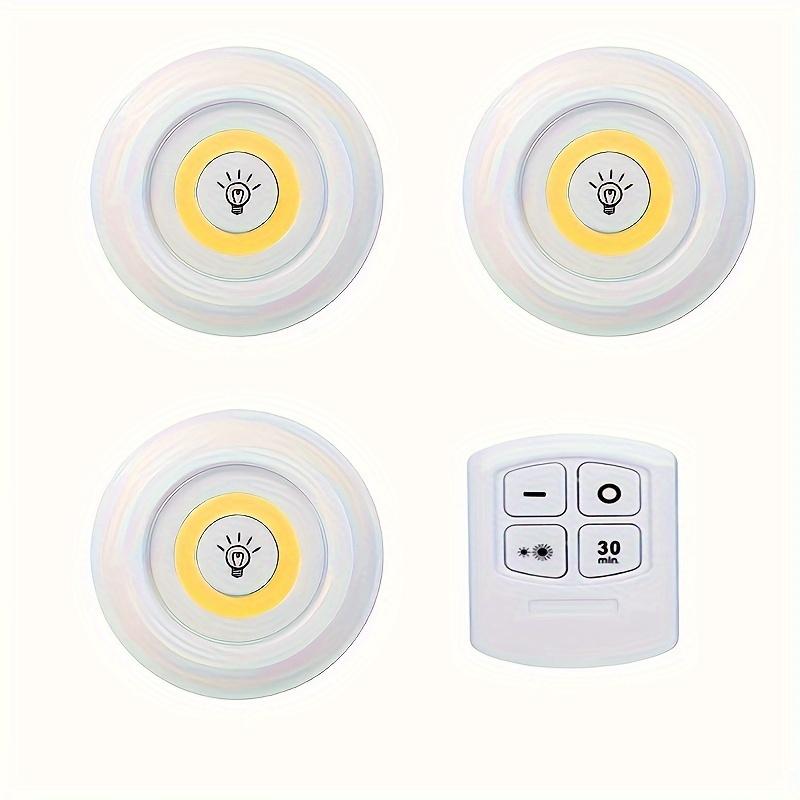 [Smart LED Lights] Smart Wireless LED Under-Cabinet Lights - COB Night Light With Remote Control - Perfect For Wardrobe, Kitchen & More