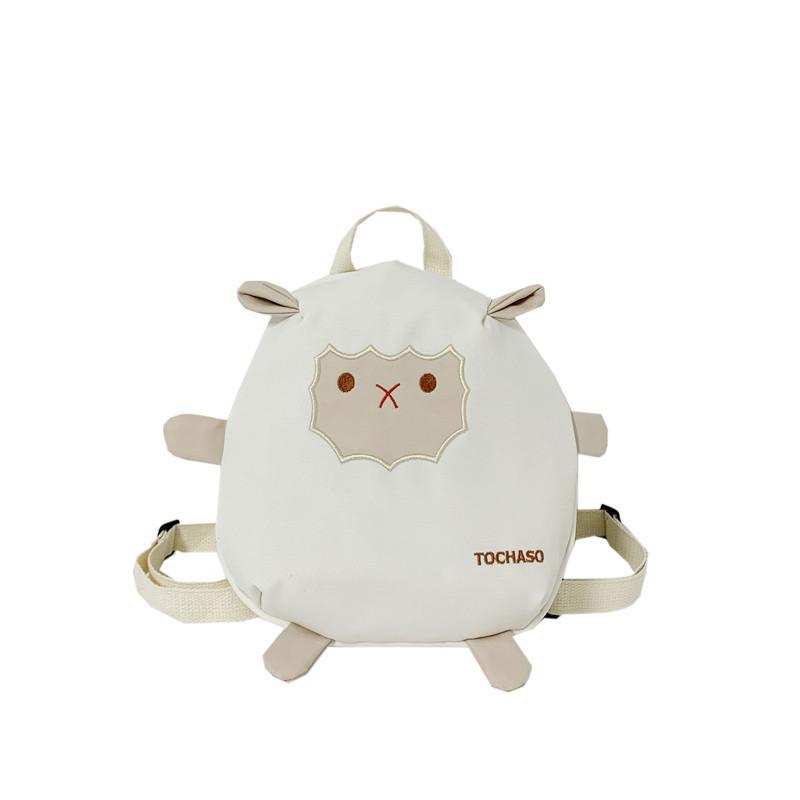 Adorable Lightweight Cartoon Lamb Backpack For Kids Ages 2 To 3 Years Old