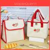 Sac à lunch mignon de dessin animé avec une grande capacité, style pour étudiants et usage de bureau