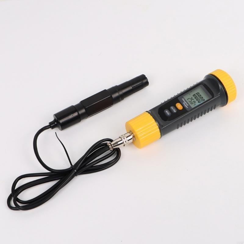   Lightweight Dissolved Oxygen Meter Water Quality Tester Temperature Compensation USB Data Transfer LCD Display for Home