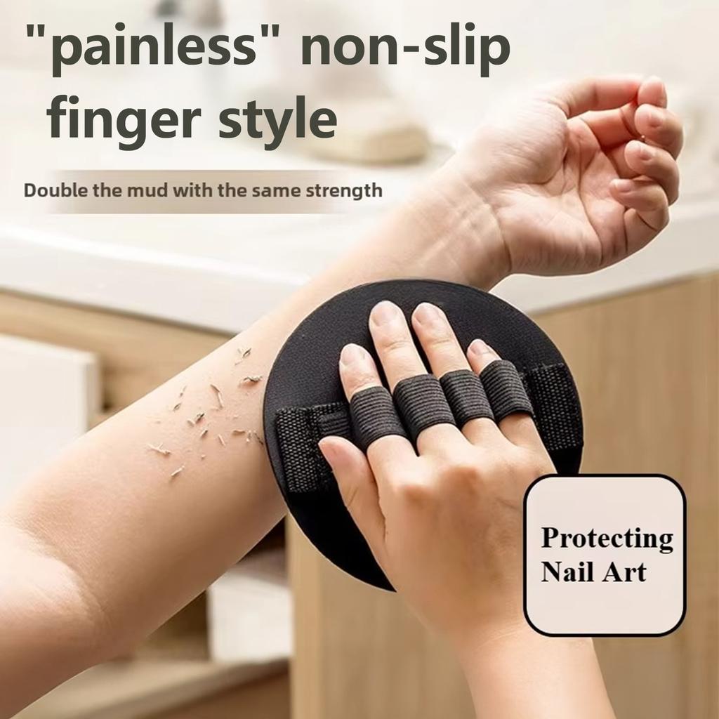 1/4pcs Exfoliating Bath Scrubber Tool 14cm Rubber Deep Cleansing Gentle Dead Skin Remover Tool for Men Women Kids