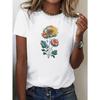 Women's White T-Shirt Short Sleeve Round NeckCasual Summer - Boho-Chic Style, Womens Tops and Blouses, Tops for Women, Ladies Tops and Blouses