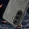 For Samsung Galaxy A57 5G Magnetic Case Nappa Texture PU Leather TPU Phone Back Cover