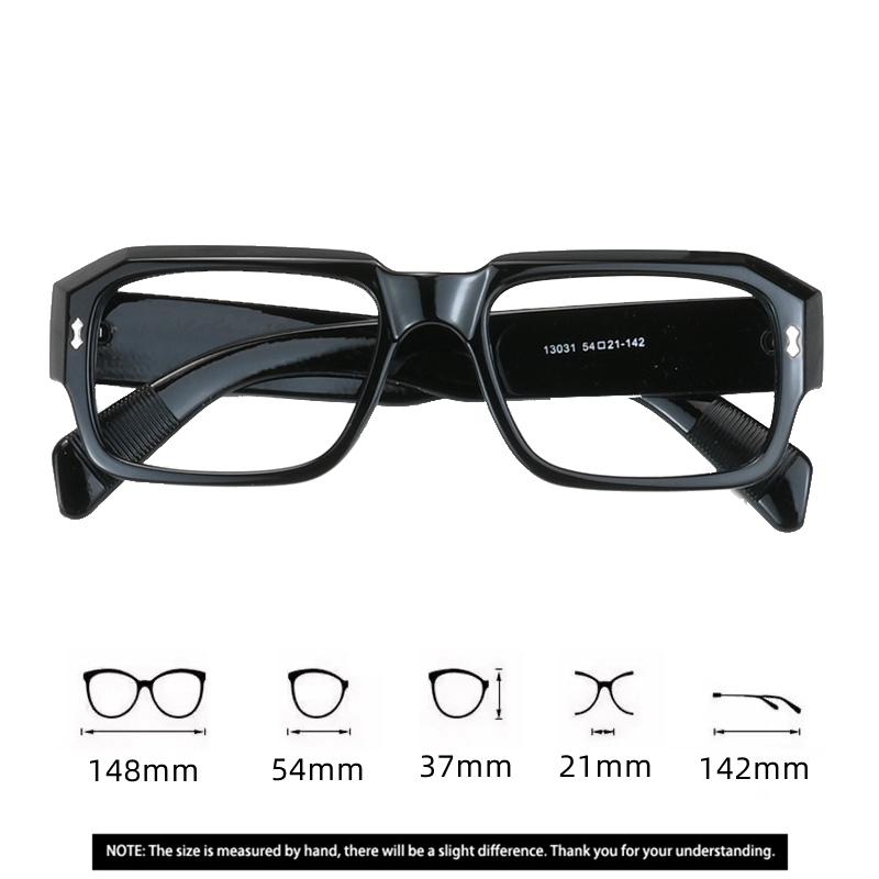 Thick Frame Reading Glasses for Men Women Anti Blue Ray Computer Eyewear Fashion Big Square Prescription Eyeglasses