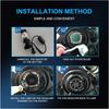 2PC Y7 Automotive LED Headlamps H4 Lens Super Bright Tangent Focusing High and Low Range Integrated LED Automotive Headlamps