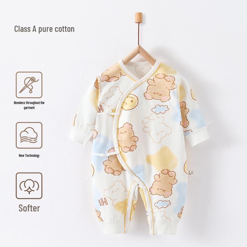 Baby-Body aus reiner Baumwolle - Mönch-Strampler für Neugeborene für alle Jahreszeiten (0-3 Monate)