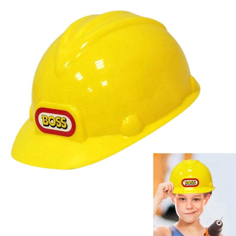 Plastic Novelty Construction Helmets Engineer Hard Hats Construction Hard Hats Kids Construction Worker Safety Hat Gifts