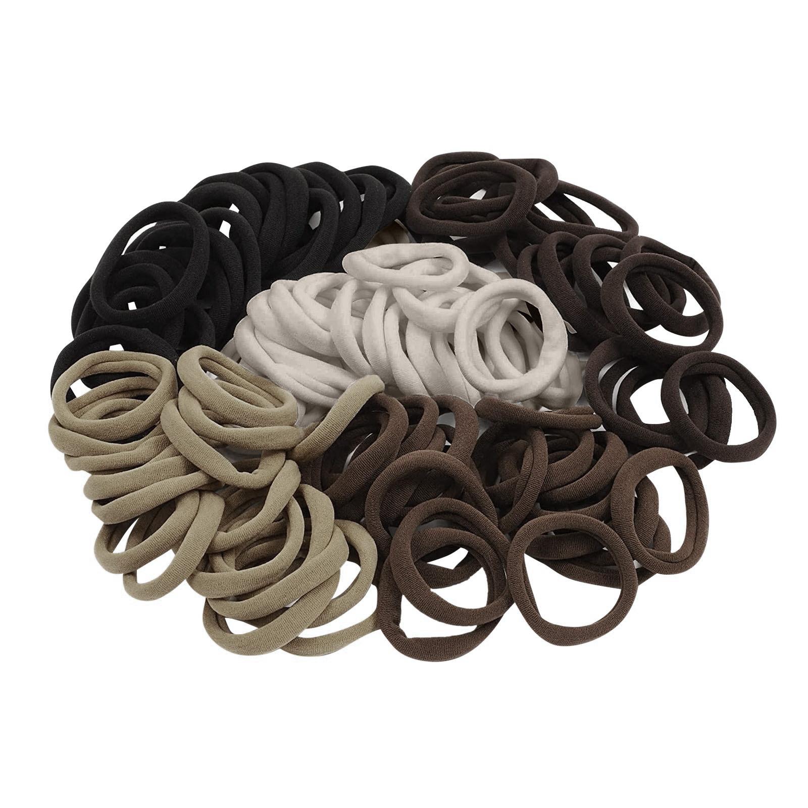 

Высокоэластичная бесшовная резинка для волос, женские резинки для волос, петли для волос, повязки на голову, аксессуары для волос, повязка на голову без повреждения волос One Size белый