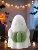 Halloween Ghost Candle Mold DIY Pumpkin Ghost Decorations Silicone Mold Plaster Mold for Spooky Party Decor and Handmade Gifts