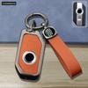 Zinc Alloy + PU Leather Motor Car Remote Key Case Cover Skin Holder For BMW R1200 F750 F850 GS Adv F900 R XR K1600 GT GTL