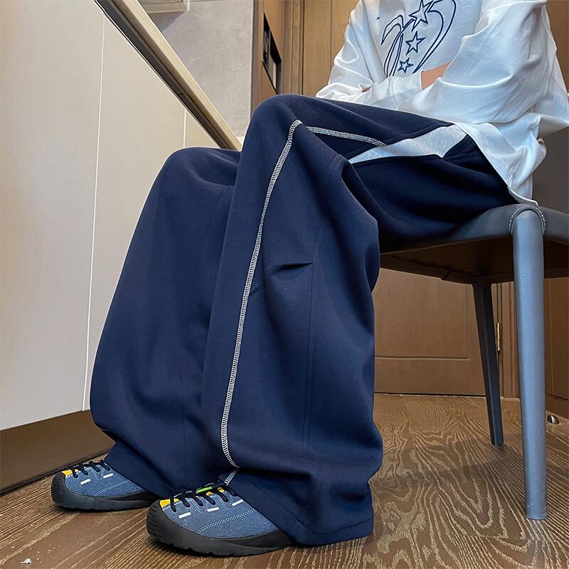 Pantaloni della tuta larghi da uomo VUUG con coulisse stile retrò