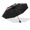 1pc Stained Glass Pokémon Automatic Folding Umbrella, Sturdy And Durable Automatic Folding Umbrella with 8 Ribs,  A0911053