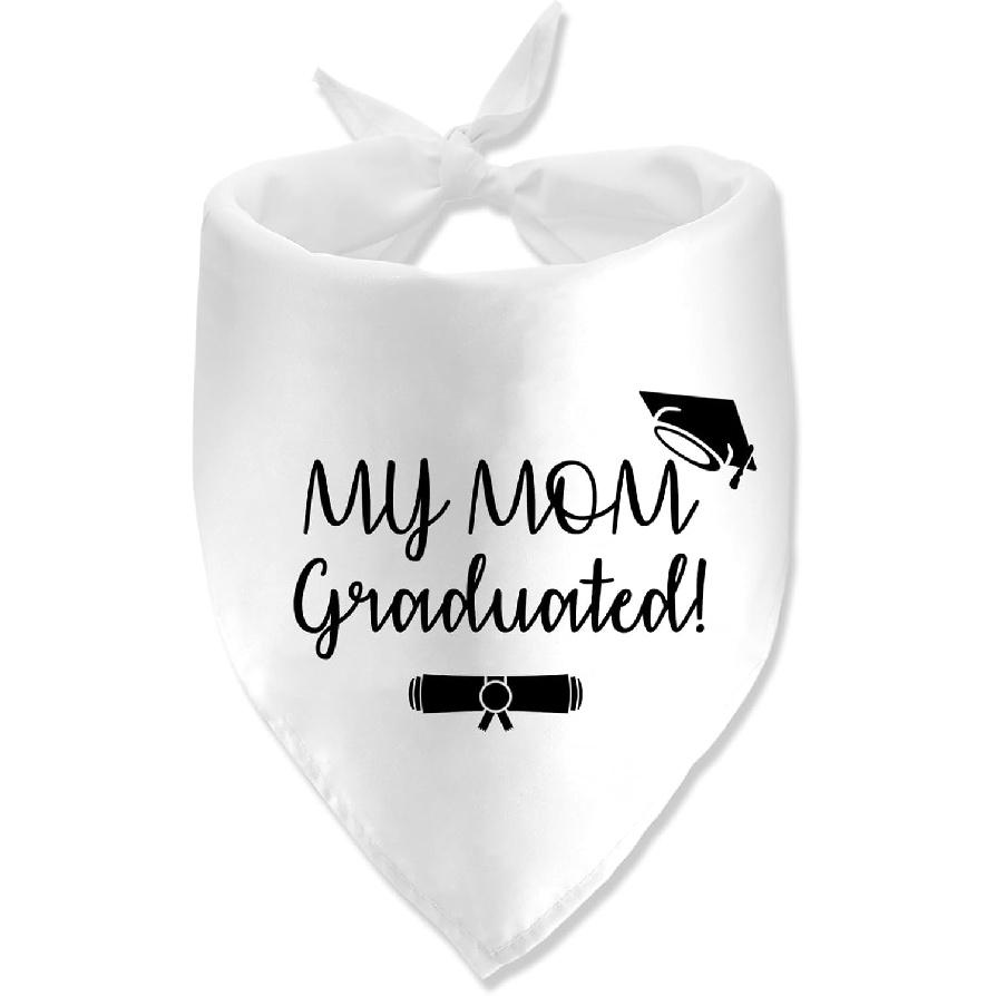 My Mommy Did It Graduation Bandana for Dog Graduation Announcement Gift my mom graduated